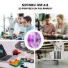 Buy cheap PLA+ Filament Transparent Gradient Dual Color Rose Red Light Blue 1.75mm 3d Printing Filament from wholesalers