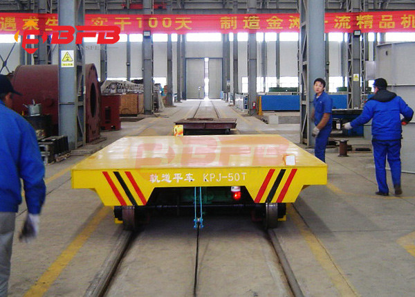 China factory 4 wheel electric motorized cable reel powered rail transfer trolley price