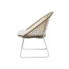 Buy cheap All Weather Use Aluminum Woven Rope Outdoor Table Chairs from wholesalers