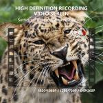 KW696 outdoor hunting camera dual-lens 30MP no-glow trail camera 1080p night
