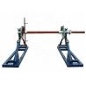 Buy cheap Detachable Type Drum Brakes Spiral Rise Machinery Wire Rope Reel Support Conductor Wire Cable Reel Stand from wholesalers