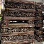3 Feet Raw Bamboo Poles Sticks Natural Carbonized Black Painting 595cm For