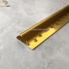 Buy cheap Curved Shape Wood Floor Carpet Transition Strip Shiny Gold Aluminum from wholesalers