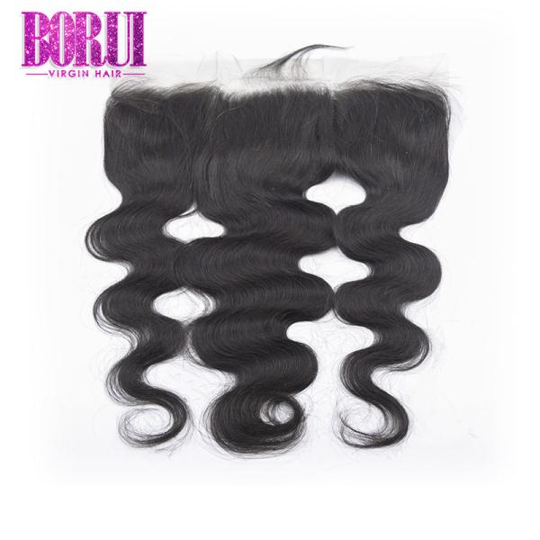 Buy cheap Brazilian Lace Frontal With Boby Hair , Raw Brazilian Hair Body Wave Soft from wholesalers