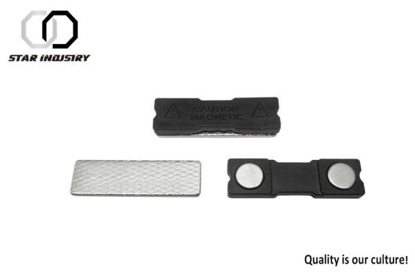 Buy cheap Customized Magnet Name Badge , magnetic Tag Holder bar assembly Tight Tolerance from wholesalers