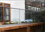 Outdoor Decking Frameless Glass Railing DIY Installation CE Certificated