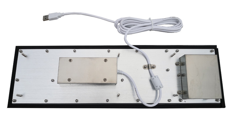 IP65 Panelmount Waterproof Vandal-proof Stainless Steel Industrial Computer Keyboard With Touchpad For Harsh Environment