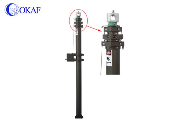 Buy cheap Hand Crank Powered Telescoping Mast Pole Aluminum Alloy 5m Antenna Train from wholesalers
