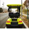 Buy cheap Yellow Color 2 Seater Golf Cart 4 Wheel 10 Inch Tire 70-100km With Lithium Battery from wholesalers