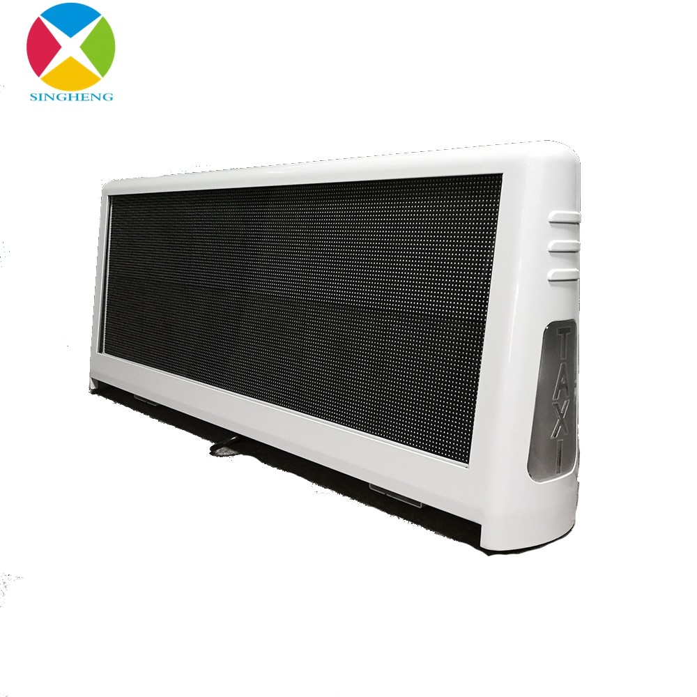 Video P5 4G Digital Taxi Tops , Taxi Led Advertising Sign 100000h Lifespan