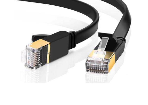 Buy cheap RJ45 Shielded Cat 7 Network Cable , Black Color Cat 7 Ethernet Cable from wholesalers