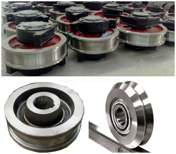 Customized Industrial Rail Trolley Steel Wheel Railway Wheelset For Gantry Crane