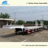 Buy cheap 4 Axle 80 Tons Low Flatbed Semi Trailer With 12.00R20 Tire from wholesalers