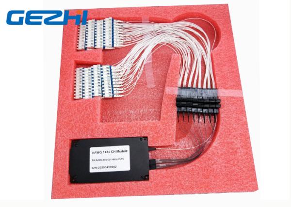Buy cheap 50GHz Gaussion 1x80CH AAWG Mux Demux Module from wholesalers