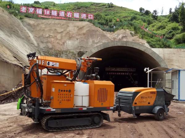 Buy cheap Electric / Diesel Concrete Shotcrete Robot Wireless Remote Control For Tunnel from wholesalers