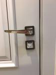 ROHS Plain Solid Wood Internal Doors White Soundproof Environmental Protection