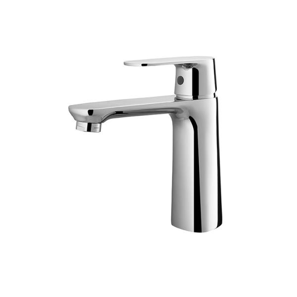 Buy cheap Basin Faucets Washroom Counter Mounted Brass Tap Single Lever Washroom Basin Faucets Mixer from wholesalers
