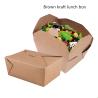 Buy cheap Custom Printed Lunch Box Brown Kraft Burger Box Packaging from wholesalers