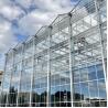 Buy cheap Galvanized Steel Pipe Automatic Venlo Glass Greenhouse For Botanical Garden from wholesalers