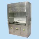 Floor Mounted Ducted Fume Cupboard , Multifunctional Chemical Exhaust Hood