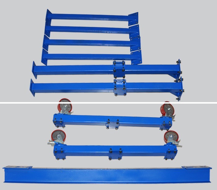 Motor Driven 5T Simple Gantry Crane With Manual Chain Block