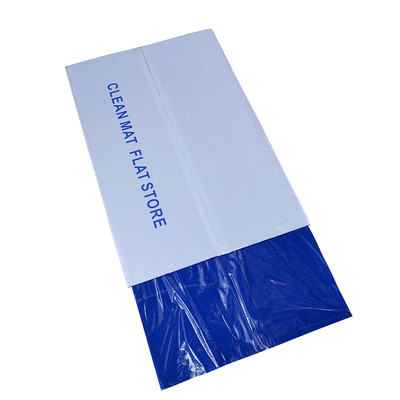Entrance Door Dust Clean Pad 18*36inch Blue White 30 layer 3.5C Cleanroom Hot Antibacterial Sticky Mat