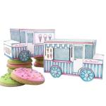 House Shape Paper Sweet Box Cookie Packing With Customized Printing
