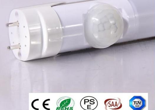 Buy cheap PIR Sensor T8 Tube LED Linear Light 100LM/W Epistar 2835 No Flicker 3 Years Warranty from wholesalers