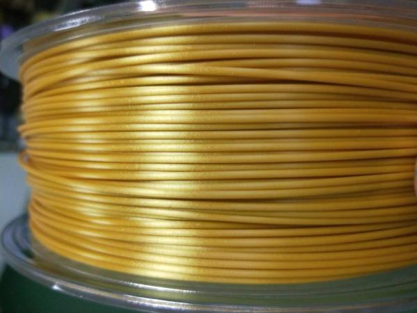 Buy cheap Silk Gold PLA Poly Lactic Acid 2.85 Mm Pla Filament / 3D Printing Consumables from wholesalers