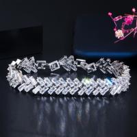 Buy cheap Fashion Bracelet Bangle for Women Captivate Bar Slider Brilliant CZ Rose Gold product