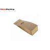 Buy cheap Quad Sealed Small Brown Coffee Bags , Valve Sealed Coffee Bags Side Gusset from wholesalers