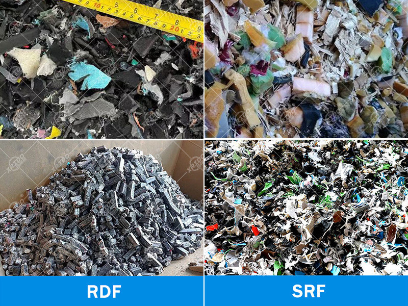 Large-sized Furniture Shredders Sofas And Mattresses Shredder For Fabrics Sponges Wood RDF Production Plant