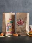 Twisted Paper Handle Food Packaging Paper Bag for Product Launches