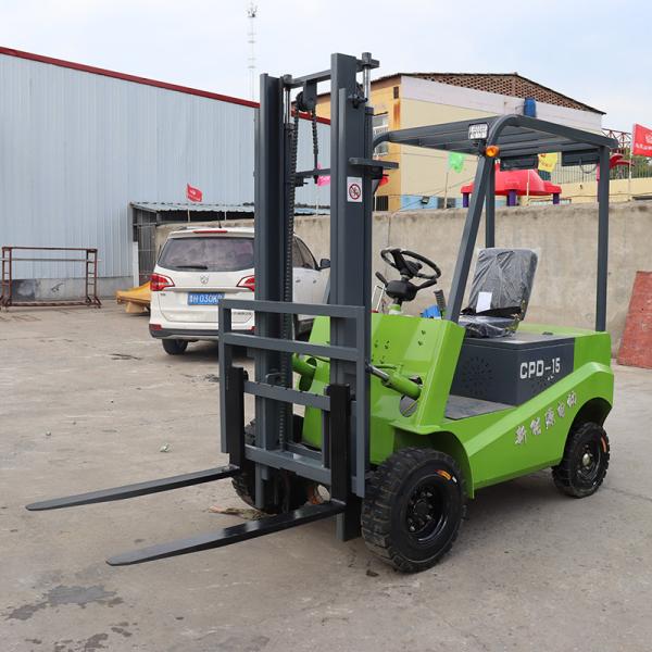 Buy cheap Narrow Aisle Fingertip 3 Wheel 2000kg Electric Forklift with Dual Front Solid Tires Fully Electric Forklift from wholesalers