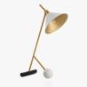 Buy cheap Nordic marble wrought iron table lamp modern simple living room restaurant table light（WH-MTB-31) from wholesalers