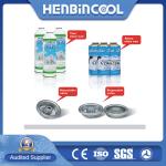 Colorless 99.99% R134A Refrigerant Empty 2 Piece Tinplate Can To Fill Refrigeran