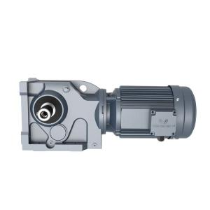 Wholesale High Torque 200Nm Bevel Gear Reducer Helical Motor Gearbox Key Shaft Output from china suppliers