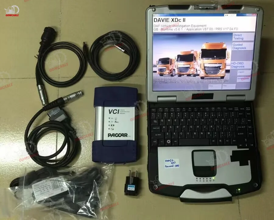 For DAF Truck Diagnostic Tool For DAF Davie Software For DAF Diagnostic Kit For PACCAR Diagnostic