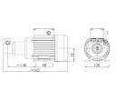Blade Booster Pump Motor 245W 230V Motor Commercial Coffee Machine