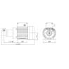 Buy cheap Blade Booster Pump Motor 245W 230V Motor Commercial Coffee Machine from wholesalers