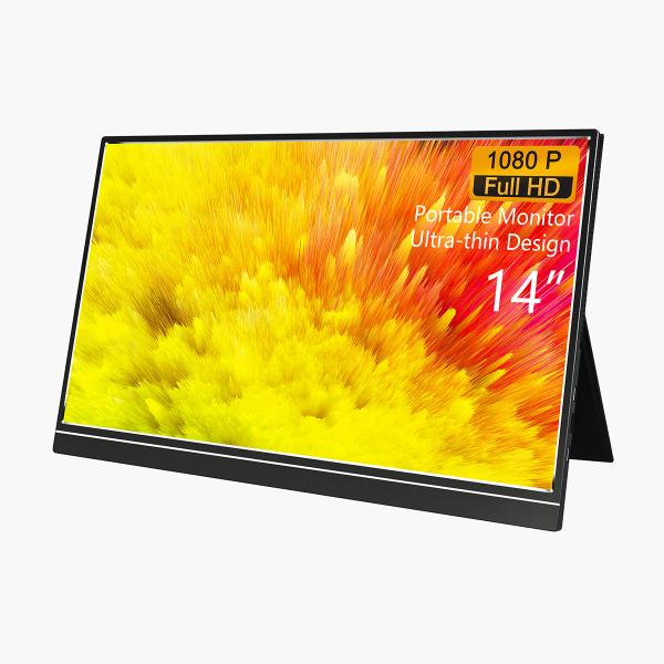 Buy cheap 1000:1 Contrast Ratio 1920*1080 IPS Screen 14 Inch Portable Monitor from wholesalers