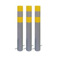 Buy cheap Yellow Steel Safety Bollards 1000mm Height ISO9001 Certificated product
