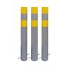 Buy cheap Yellow Steel Safety Bollards 1000mm Height ISO9001 Certificated from wholesalers
