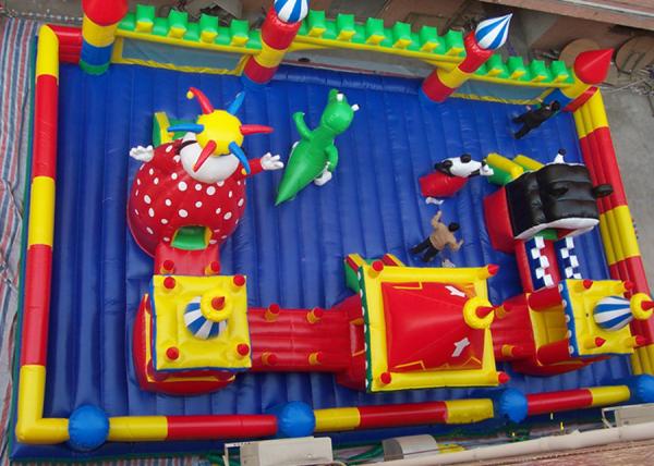 Children Inflatable Amusement Park Combo / Inflatable Toys For Commerial