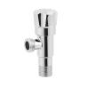 Buy cheap Kitchen Bathroom SS201 Plating Angle Valve 1 2 X 1 2 Ceramic Cartridge from wholesalers