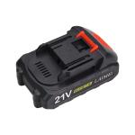 ODM 21 Volt Lithium Battery , Power Drill Lithium Battery 334g Weight