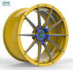 24 Inch Lightweight Forged Alloy Wheels Brushed Gold Super Light Rims