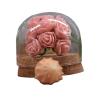 Buy cheap ISO9001 Small Borosilicate Glass Dome Cork Base Eco Friendly from wholesalers