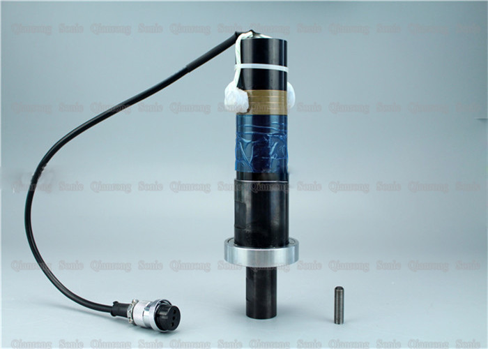 High Power Small Ultrasound Transducer With Booster For Mask Cloth Fabric Sealing