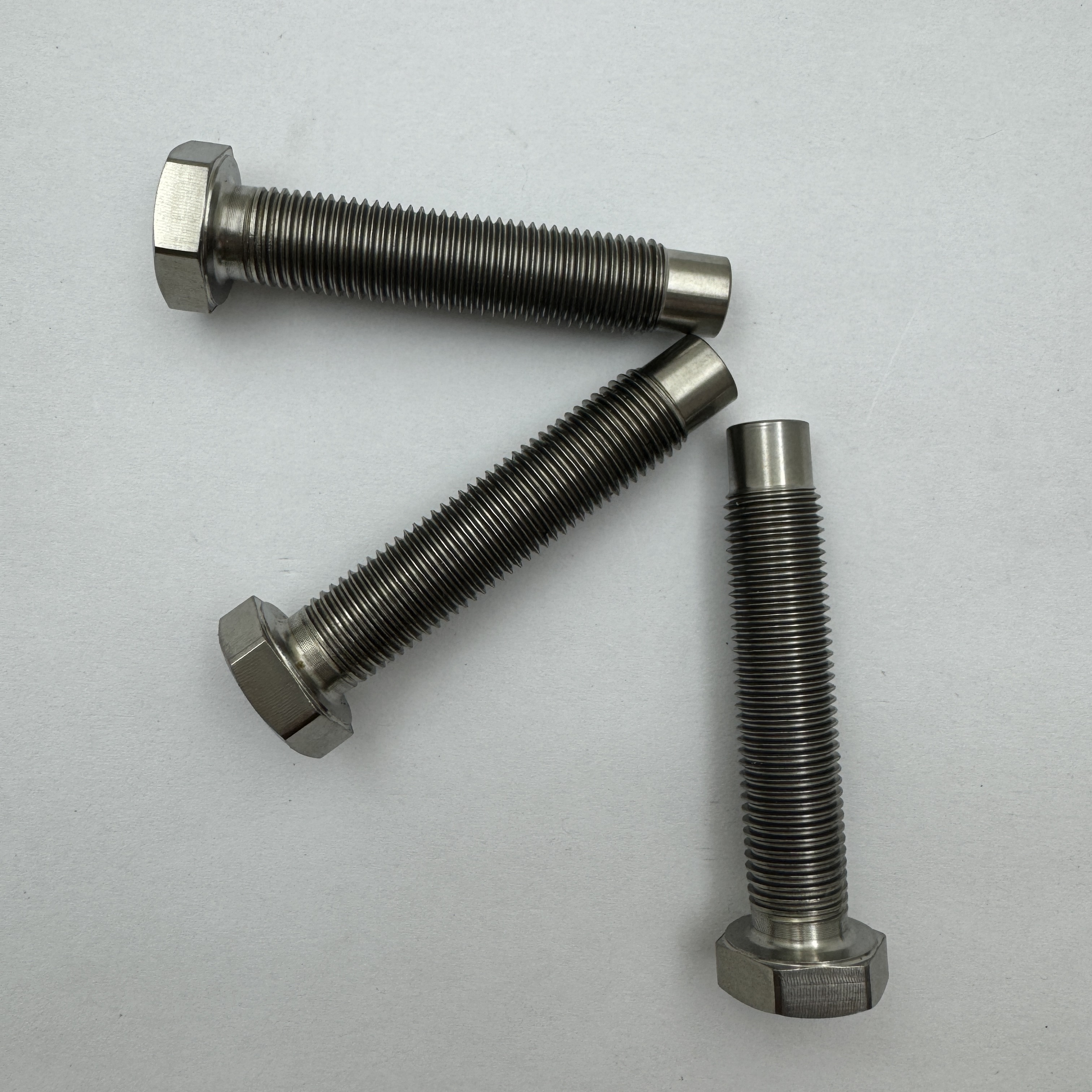 Sprint Titanium Torsion Stop 3/8"-24 Bullet Nose Micro Adjust Bolt with Natural Finish Stock DIN Standard